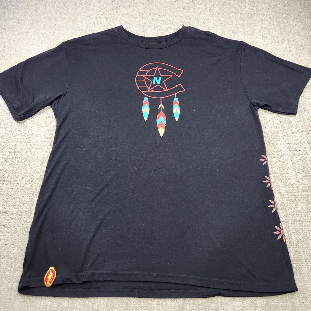 FMF‎ Racing Shirt Men XL Black Motocross Bowie So Cal Motorcycle Dirtbike